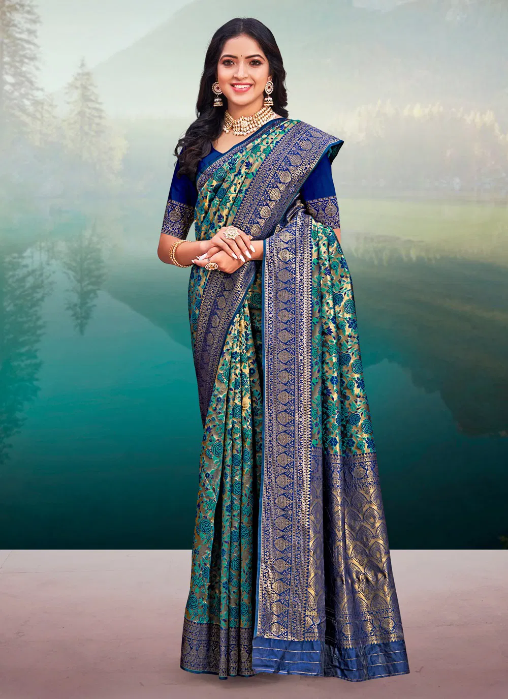Sonpari Silk Occasion Wear Wholesale Banarasi Silk Sarees